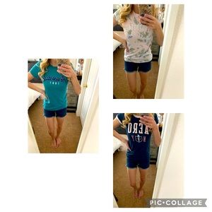 3 Women’s Medium Aéropostale Classic Crew T-Shirts